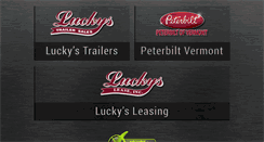 Desktop Screenshot of luckystrailers.com
